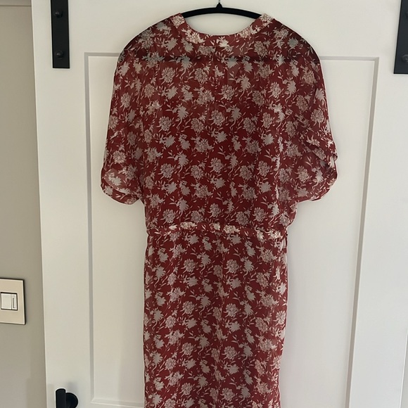 Rag & Bone Elyse Floral dress in pecan - Picture 5 of 6